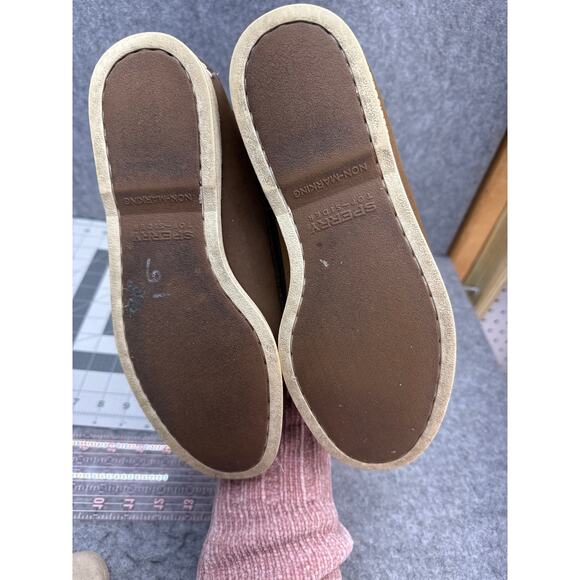 Sperry Gold Cup Original 2-Eye Brown Leather Boat Deck Loafer Shoe Men 7.5 - Picture 8 of 8